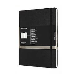 Блокнот Moleskine PRO Недатований великий 19x25 см 192 сторінки в лінію Чорний (8058647620800)