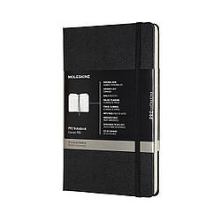 Блокнот Moleskine PRO Недатований середній 13х21 см 240 сторінок в лінію Чорний (8058647620756)