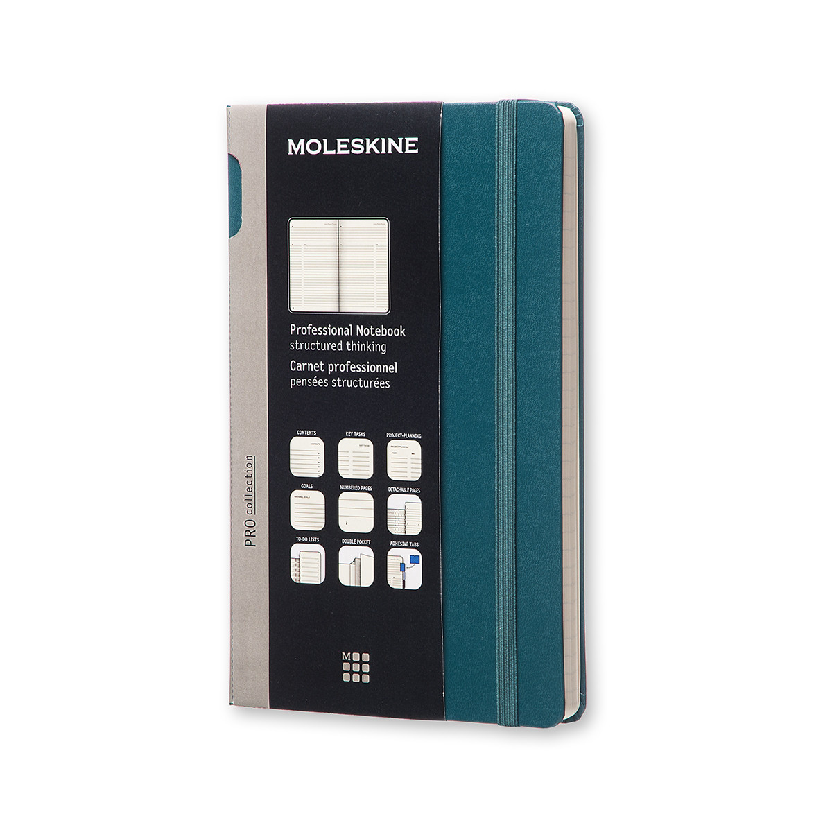 Блокнот Moleskine PRO середній 13х21 см 240 сторінок в лінію Шавлія (8051272891300)