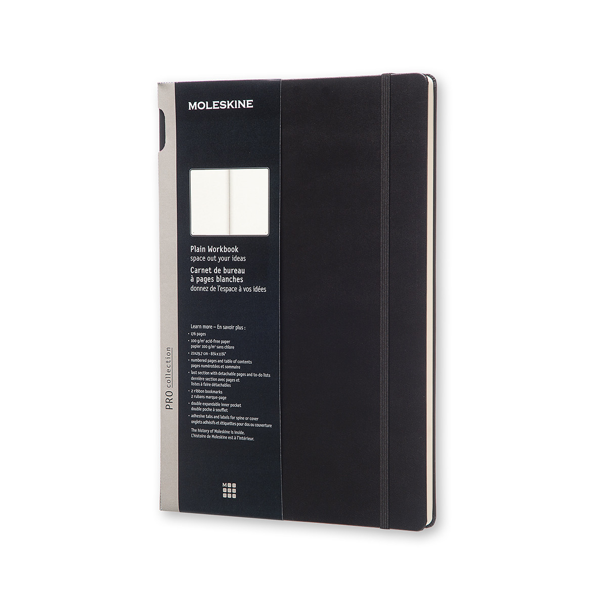 Блокнот Moleskine Workbook А4 (21x29,7 см) 176 сторінок нелінований Чорний (8051272891423)