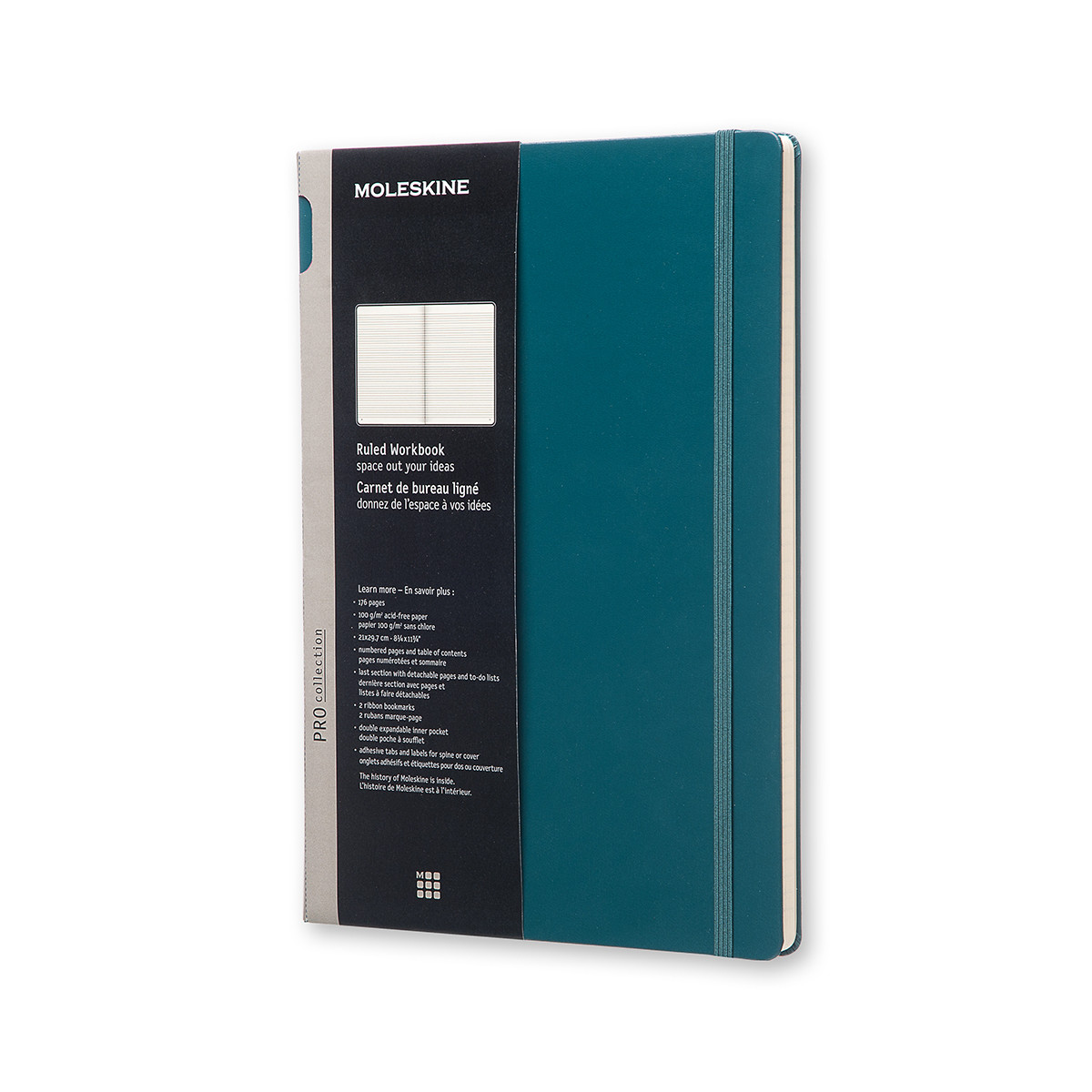 Блокнот Moleskine Workbook А4 (21x29,7 см) 176 сторінок в лінію Шавлія (8051272891539)