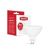 LED лампа MAXUS MR16 7W 4100K 220V GU5.3 (1-LED-722)