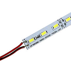 Світлодіодна лінійка BRT 5630-72 led G 24 W 6500 K, 12 В, IP20 зелений зі скотчем