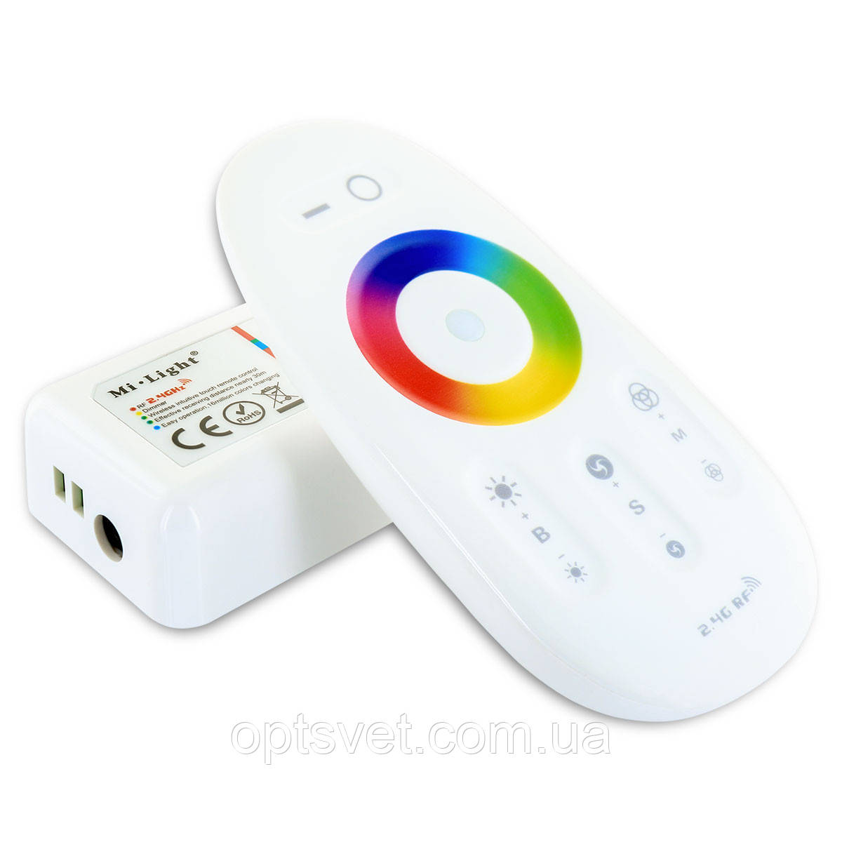 Контролер Mi-light RGB 10 А — 2,4G Touch RF Wi-Fi 3 канали FUT025 (RLC025-RGB)