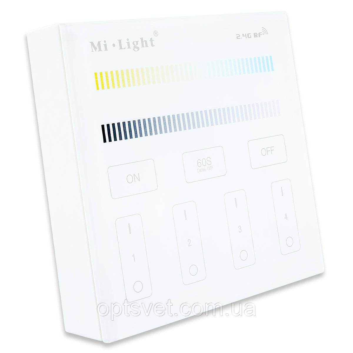 Панель керування Mi-light CCT Touch контролер 2,4G RF 4 зони B2 (BL2)