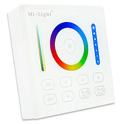 Панель керування Mi-light RGB/RGBW/CCT Touch контролер 2,4G RF 1 зона White B0 (BL0)