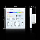 Панель керування Mi-light RGB/RGBW/CCT Touch контролер 2,4G RF 4 зони T4 (TL4), фото 4