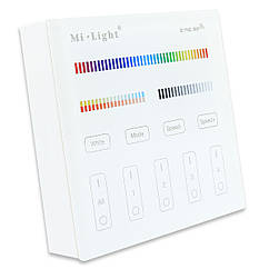 Панель керування Mi-light RGB/RGBW/CCT Touch контролер 2,4G RF 4 зони White B4 (BL4)
