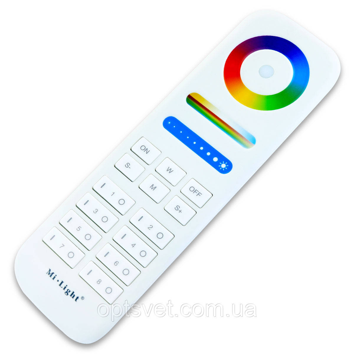 Пульт д/в Mi-light RGB/CCT 2,4G Touch 8-зонний FUT089 (RL089)