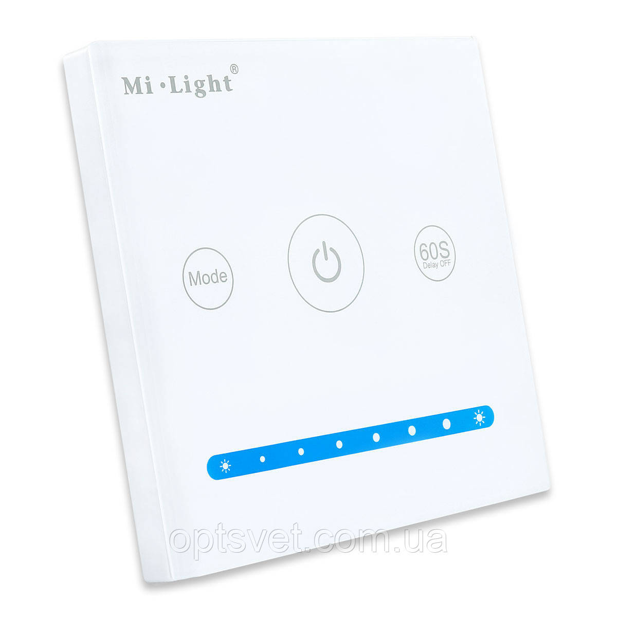 Панель керування Mi-light Touch димер 10 А 2 канали Р1 (PL-1)