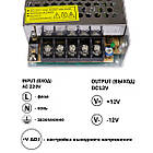 Блок живлення OEM DC12 100 W 8.5 А TR-100, фото 4