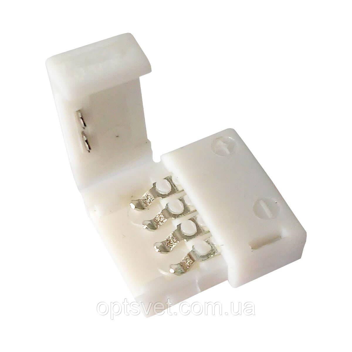 Конектор для світлодіодних стрічок OEM №3 10mm RGB joint (затискач-затискач)