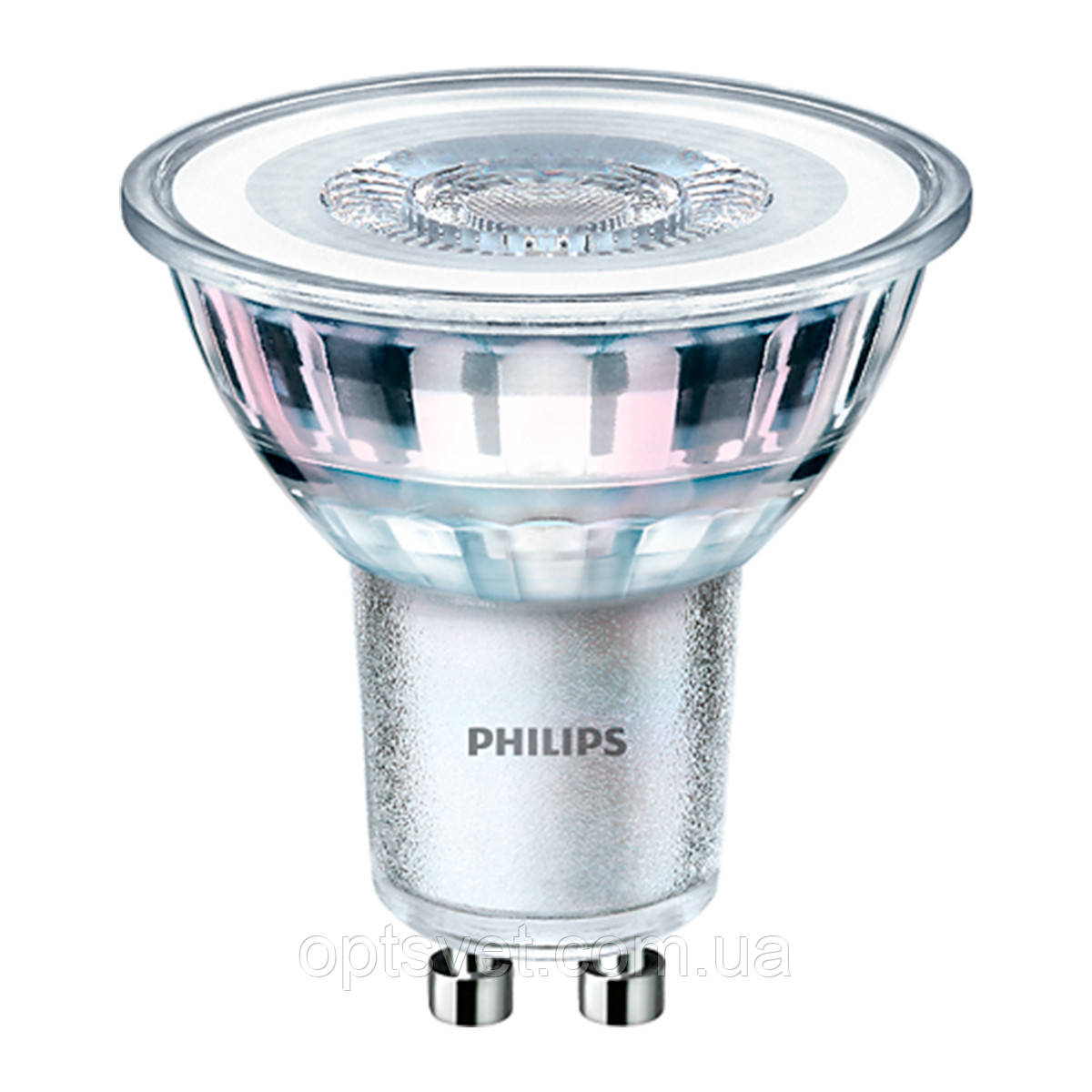 LED лампа PHILIPS Essential LED 4.6-50W GU10 830 36D (929001218108)
