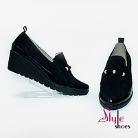 Жіночі туфлі на елегантній танкетці “Style Shoes”, фото 3