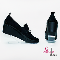 Жіночі туфлі на елегантній танкетці “Style Shoes”, фото 4