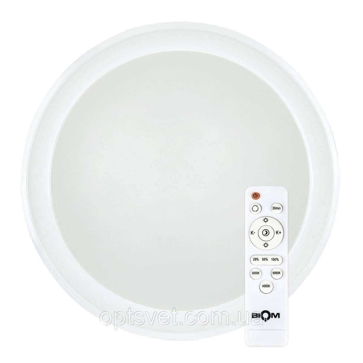 Світильник світлодіодний Biom SMART SML-R10-80 3000-6000K 80Вт з д/у, фото 1