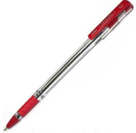 Ручка Масляна 0.5 мм Cello Finegrip червона