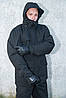 Костюм-горка зимовий на флісі М65 чорний, фото 2