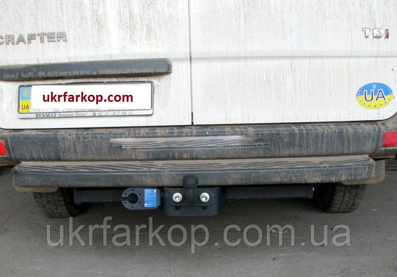 Фаркоп на Фольксваген Крафтер":, Фаркоп Volkswagen Crafter, (з 2006-2016), бампер з підніжкою