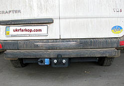 Фаркоп на Фольксваген Крафтер, Фаркоп Volkswagen Crafter, (2006-2016), бампер із підніжкою