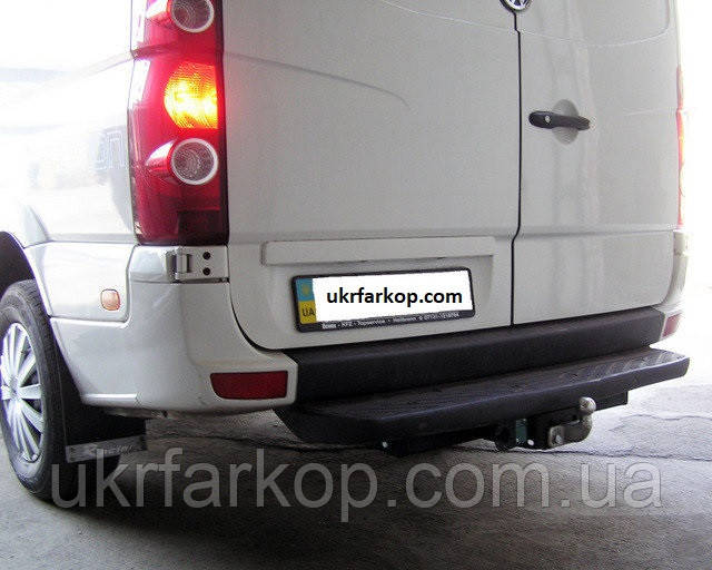 Фаркоп на Фольксваген Крафтер, Фаркоп Volkswagen Crafter, (2006-2016), Литий, бампер із підніжкою