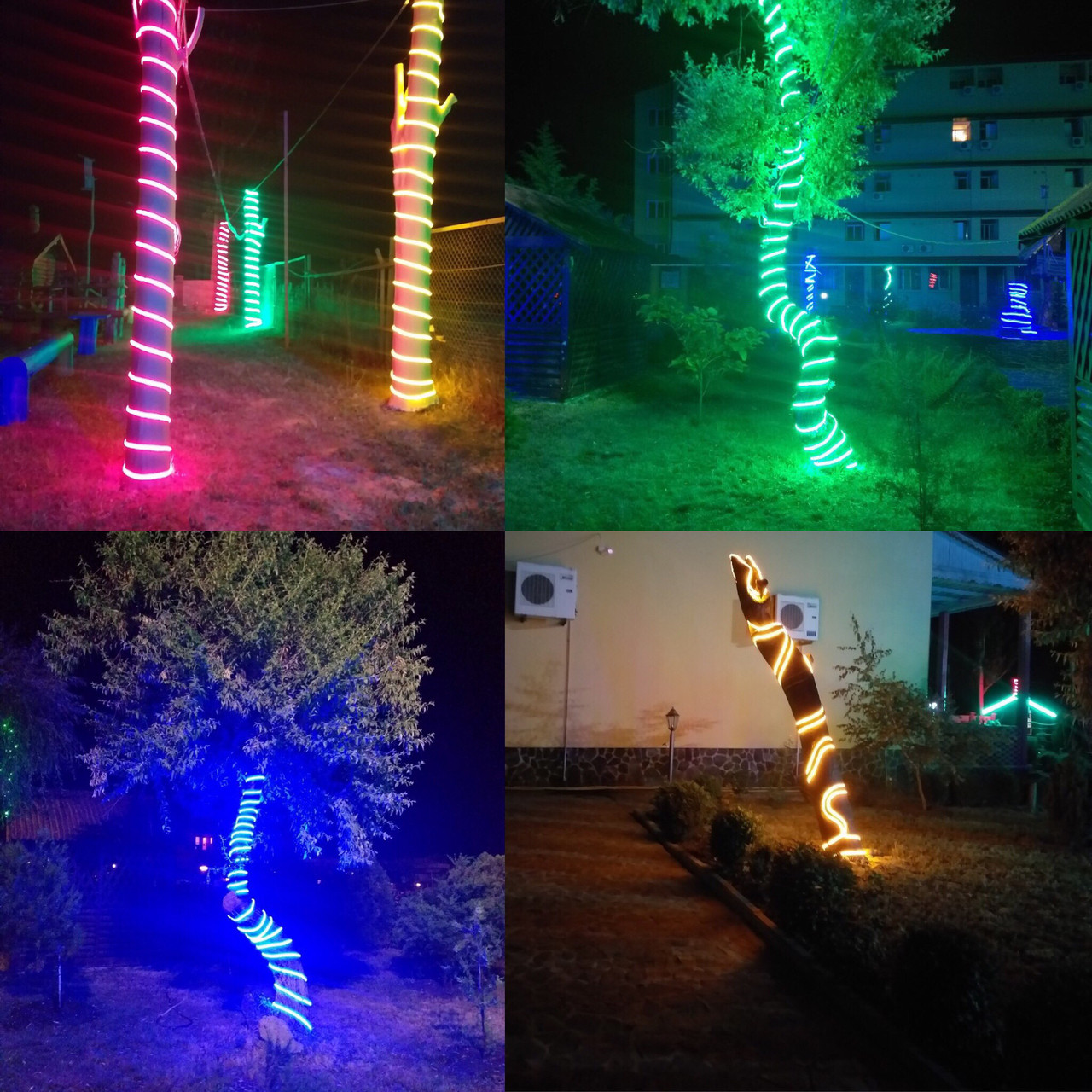 Купить Круглый Синий Лед Неон Гибкий ROUND 220V 360° IP67, Led Neon ...