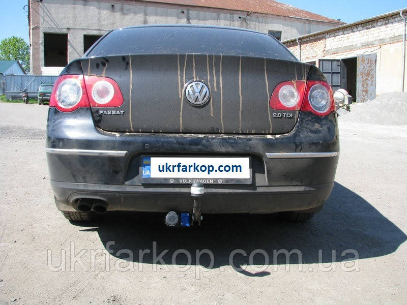 Фаркоп Volkswagen Passat B6, Фаркоп на Фольксваген Пассат Б6, (2005-2010), Седан / Універсал