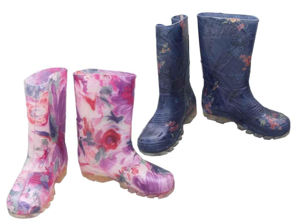 Чоботи жіночі (силікон) з малюнком Асорті 38р. ТМ VERONA, фото 1