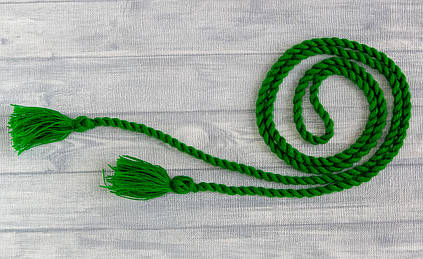 Пояс плетений зелений
