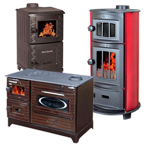 Чугунные печи duval (Дюваль) с варочной поверхностью на дровах купить ...
