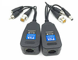 Приймально-передавач TVI CVI video сигналу по витій парі RJ45 (пара)