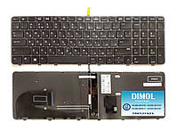 Оригинальная клавиатура HP Elitebook 755 G3, 755 G4, 850 G3, 850 G4, 15u G3, 15u G4 series, black, подсветка