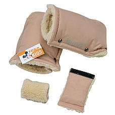 Теплі зимові рукавички для колясок для санок муфта теплі рукавиці на коляску For Kids, фото 4