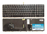 Оригинальная клавиатура для HP Elitebook 755 G3, 755 G4, 850 G3, 850 G4, 15u G3 series, rus, black, подсветка