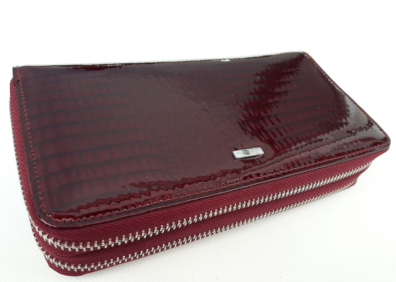 Жіночий шкіряний гаманець Balisa В135-571 бордо Лакові гаманці Balisa гуртом, фото 1