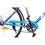 Велосипед чоловічий. синій на 28 колесах складка 35%. Велосипед міський. Велосипед чоловічий., фото 3