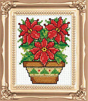 Набор для вышивания крестом "Poinsettia//Пуансеттия" Design Works dw594