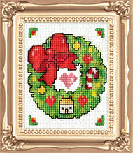 Набір для вишивання хрестом "Wreath//Вінок" Design Works dw593