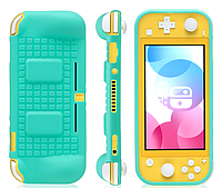 Чехол бампер с ручками Grip Case для Nintendo Switch Lite бирюзовый