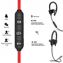 Навушники безпровідні Bluetooth з кріпленням на вухо і акумулятором RT558, фото 3