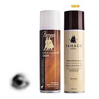 Спрей-краска средне-коричневая для замши Famaco Renovateur Daim, 250 мл