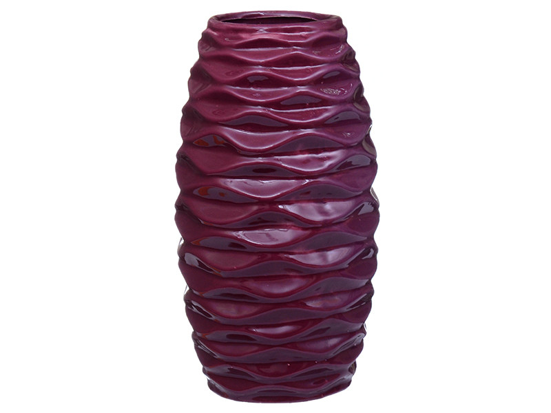Ваза керамічна фіолетова 940-241