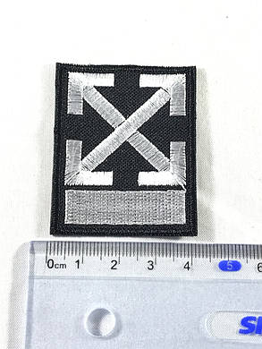 Нашивка OFF white 40х50 мм, фото 2