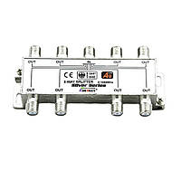 Splitter 8-WAY Eurosky 5-1000 MHZ Делитель Разветвитель 1/8 для эфирного, кабельного ТВ