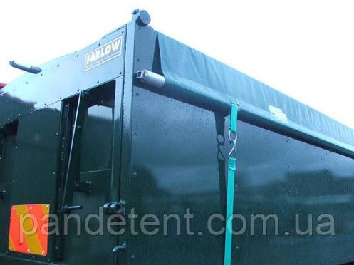 ПВХ тент для зерновозів, самоскид, причіп під замовлення з тканини ПВХ — Іспанія, фото 2