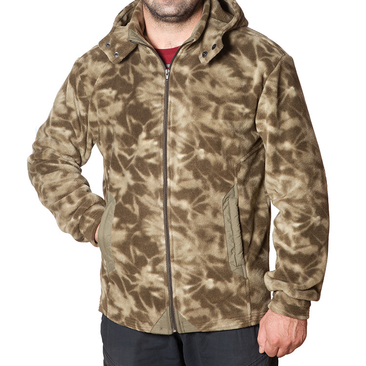 Флісова камуфляжна куртка чоловіча (розміри S-3XL)