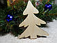Декоративна добавка з дерева "Ялинка" 12*10см, дерев'яний міні декор, фото 2