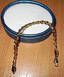 Позолочений браслет "Косочка" від студії LadyStyle.Biz, фото 6