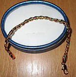 Позолочений браслет "Косочка" від студії LadyStyle.Biz, фото 8