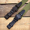 Ремінь для рушницi брезентовий 35 мм Коричневий (стрічка ЛРТ, шкіра), фото 5